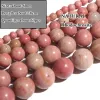 Großhandel natürliche Rhodochrosite verschiedene Form Steinperlen rund facettiert Rondelle Quadrat Oval für Schmuckherstellung DIY -Armband