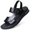 Сандалии кожа мужская воздушная подушка против Slip Beach Sandalias Hombre de Cuero Para Sandalen Herren