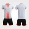 Nuovo abito da calcio da calcio per bambini abbigliamento per abbigliamento per abbigliamento per la squadra a strisce traspirante Stupta di calcio stampabile