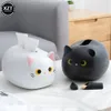 Caixa de tecidos de gato Kawaii Caixa de armazenamento de guardana