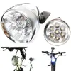 7led Vintage Retro Bicycle Headlight Waterproof Scratch Resistance Bike Front Light Lamp For Night Riding