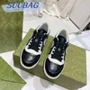 Small Dirty Shoes Women Free Shipping With Shoebox Spring And Summer New Color Matching Flat Round Head Lace-up Casual Breathable Couple Sports Shoes