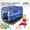 Children's Car Tent House Fire Truck Foldable Play Tent Indoor and Outdoor Game House With Sunroof Toys Birthday Gift