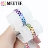 1/2/5METERS 5# HESDLE STALT TAPE Tand Transparent Rainbow Decorative Zip med dragkedjor Slider Puller Clothes Sweing Accessories