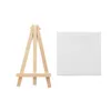 Mini Mini Wood Artist Tripod Painting Easel con tablero de dibujo Marco de soporte de pigmento marco de decoración de escritorio lindos suministros de arte