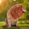 Dog Apparel Lion Mane Hat Soft Faux Fur Costume With Adjustable Head Circumference For Pet Halloween Prop Birthday Party