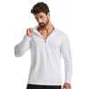 Lente lange mouw t-shirt voor mannen soilde casual tops rits shirts blouses mannen snel droge basketbal gym t-shirt tees man kleren