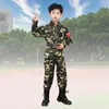 Camouflage pour enfants uniformes militaires Camp d'été Boys filles primaire et secondaire école extérieure d'entraînement