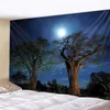 Grand paysage tapisseries arbre tapisserie nature mur suspendu plage picnic rus tente endormi tampon à la maison couvre-draps de couvre-draps couvrage r0411