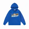 Hoodie Trapstar Tracksuit Regenbogen 2023 Handtuch Stickerei decodieren Kapuzen und Frauen Sportbekleidung Anzug blau schwarz grau