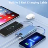 66W Super Fast Charging Power Bank 20000MAH PowerBank for iPhone 14 Samsung S22 Xiaomi Poverbank LEDライトポータブル充電器