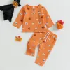 Pantaloni mababy 03y Halloween per bambini neonato neonato bambino set di vestiti da ragazza a maniche lunghe