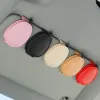 Universal Car Sun Visor Glasses Box Sunglasses Clip Card Ticket Holder Stand Fastener Pen Case Eyeglasses Car Accessories