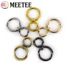 5/10pcs Bolsa de metal fivelas Spring o Ring Snap Flop Bolasp Strap Strap Collar Connector Openable Keychain Clip Hook Acessórios