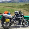 Motosiklet torbası 40 50 60 66L Su Geçirmez PVC Kuyruk Çanta Dayanıklı Kuru Bagaj Dış Mekan Çantası Motosiklet Arka Koltuk Çantası Aksesuar