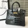 Bk Designer Leather Bags Handmade Bag Patent Crocodile Pattern Highgloss Portable Singleshoulder Diagonal Chain