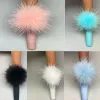 Animaux 24pcs / ensemble Détachable Summer Nail Pom Pom Pom