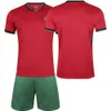 2425 Cup Portugal Home Football Kit No. 7 C Ronaldo Jersey No. 8 B Fee Jersey Childrens Set