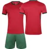 2425カップポルトガルホームフットボールキットNo. 7 C Ronaldo Jersey No. 8 B Fee Jersey Childrensセット