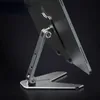 2024 Three Sections Foldable Desk Mobile Phone Holder for IPhone IPad Tablet Flexible Table Desktop Adjustable Cell Smartphone Stand Desk