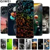 Mjuk täckning för Realme C55 Case Wolf Lions målade silikon Soft Fundas för Realme C 55 2023 RMX3710 Telefonfall Black TPU Bumper