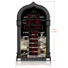Clothing Autoadjust Brightness LED Azan Clock With Wireless Speaker Muslim Prayer Multilanguages Words Display 8 Athan Sounds
