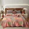 Blankets Jacquard Cotton Gauze Blanket Sofa Cover Queen King Size Summer Quilt Stitch Coverlet Home Bedding Bedspread On The Bed Sheet