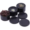 Bouteilles de rangement 12pcs 4 oz pots de bougies Round Tinplate Tins For Coffee Bean Candy Gift DIY CONTAYER avec couvercles