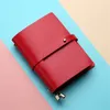 Soft Pu Leather Notebook Style Passeport Couleur Créative Creative Fresh Loose-feuille Blocage de papeterie Étudiant