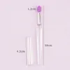 10pcs Solice à lèvres en silicone Brosse à lèvres Applicateur Clear Pandle Portable Poiglet Clean Microbrush Lipgloss Makeup Brush Brush Beauty Tool