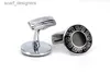 Cuff Links Cufflinks vintage de alta qualidade para homens Novo marca de joias de joalheria Silver Cufflinks para casamento 2016 Presente de Natal Y240411