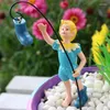 Tuindecoraties elf Figurines bonsai decoratie standbeeld hars decor yard outdoor beelden tabel grappig