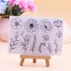 Alinacutle Metal Cut Dies Coup Flower Clear Stamps Paper Craper Craft Carte Template Scrapboing Handmade Cuth Cut Dies Tampons Clear Stamps