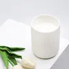 Kerzenhalter 2PCs einfach Keramikbecher handgefertigter Dufthalter DIY JAR Accessary für Wohnkultur