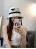 Designers Mens Womens Bucket Hat Fitted Hats Black White Weave Designers Caps Hats Men Summer Fitted Fisherman Beach Cap