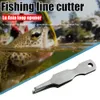 Multifunctional Fishing Line Tweezers Cutter Pliers Lure Ring Loop Opener Hook Eye Cleaner Fishing Line Pliers Fishing Tackle