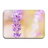 Maty do kąpieli 1PCS Lavender Print Mat Kitchen na drogi podłogowe powitalne drzwi wejściowe