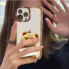 Teddy Bear Phone Case per iPhone 14 13 12 11 Pro Max XS XR SE 2020 6 7 8 più Mini Copertura protettiva