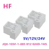 1PCS Nouveau HF / JQX 105F -1 -005D 012D 024D -1HS 30A 240VAV 4PIN DC5V 12V 24V RELAY