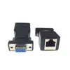 New Arrival DB9 RS232 Male/Female to RJ45 Female Adapter COM Port to LAN Ethernet Port Converter for Industrial Use and Networking Solutions