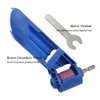 Brinley slipning av hjulborr Bitvandrare Handverktyg Nagelborrbitar Set Sharpener för steg Dremel Tillbehör Blue/Orang