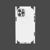 Logotipo de cor branca Cutout Anti-arranhão adesivo de pele compatível com iPhone 7 8 Plus x XS XR 11 12 13 14 15 Pro Max mini se2/3
