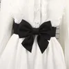 Cinture da donna cintura a prua elegante donna elastica bowknot da donna per abiti versatili decorazioni di cintura larga