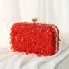 Handgefertigte Perlen Frauen Abend Clutch Bags Pailletten Geldbörse mit ChainHasp Hochzeit Bankett Umhängetaschen Bling -Pailletten Brieftaschen