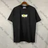 القمصان للرجال 2022SS أسود أبيض المشمش غير الرسمي Kith Tee Men Women 1 1 كلاسيكي زهرة الطيور الطباعة Kith T Shirt فضفاضة.