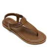 womens designer sandals bohemian style flip flop slippers GAI brown black beige ladies flats fashion slides size 36-42