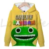 Jogo de anime Garten of Banban Hoodies Roupas infantis Roupa Banban Garden Crianças Capuz Sorto Meninas Meninas Hoodie Streetwear