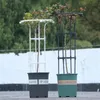 Round Plant Support Stake Garden Trellis Vine Climbing Rack Plant Support Stand Plant Climb Frame Plant Care Tower For Plants