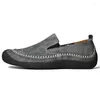 Casual schoenen Golden Sapling slip-on loafers mannen retro echte lederen flats mode mocassins vrijetijds feestschoen heren loafer