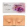 Reusable 3D Silicone Eyes Face Makeup Practice Board Practicing Panel For Eye Shadow Brow Make Up Beginner Training Supplies